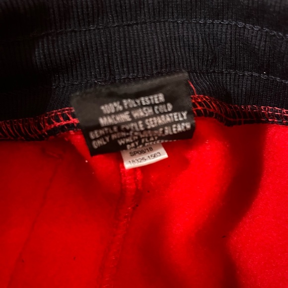 NWT South Pole Boy's Small Red Jogger Sweatpants with Navy Striped Sides - Picture 5 of 7